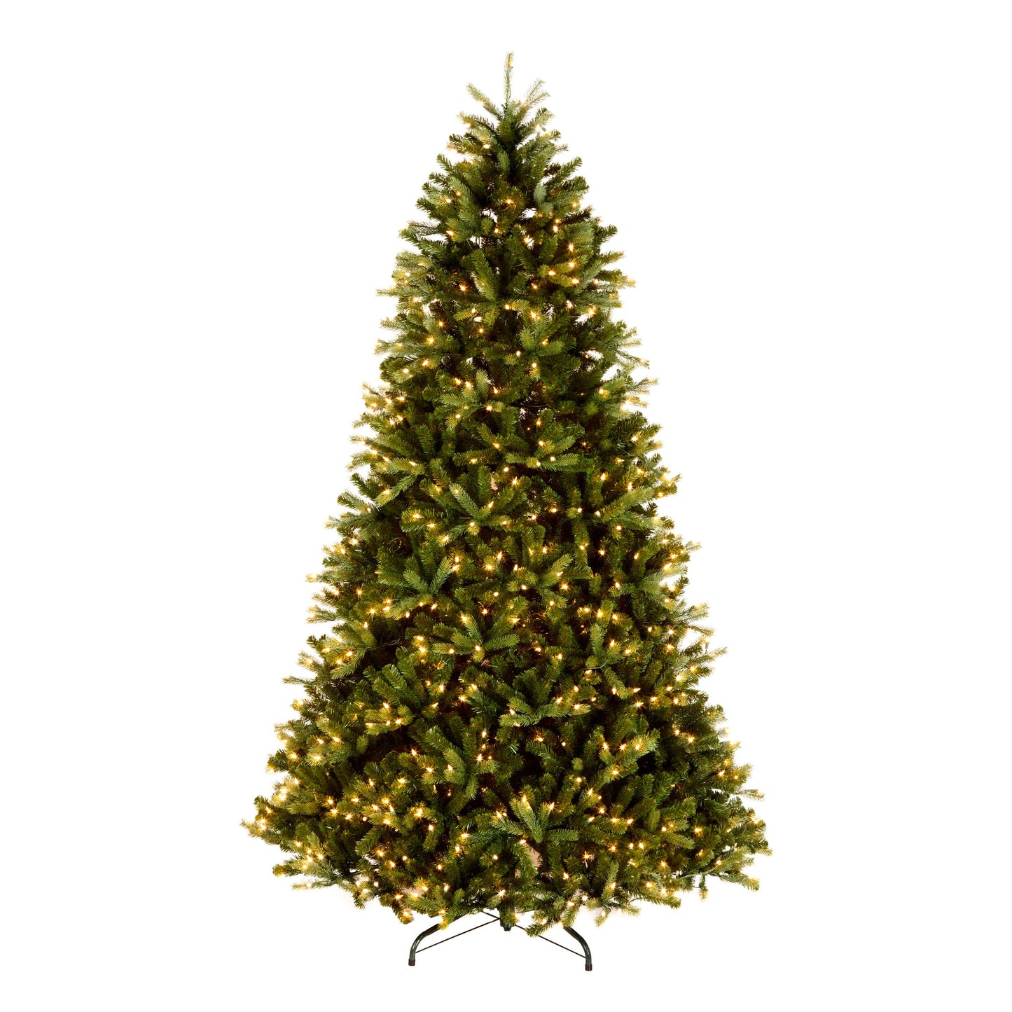 National Tree Company 7.5-ft Fraser fir Pre-lit Artificial Christmas Tree with White Incandescent Lights