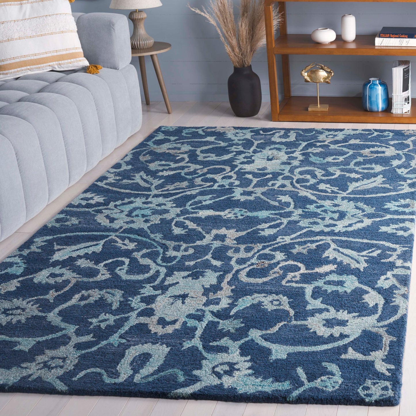 Safavieh Anatolia 401 Navy Traditional 5ft x 8ft Medium Rectangle Rug