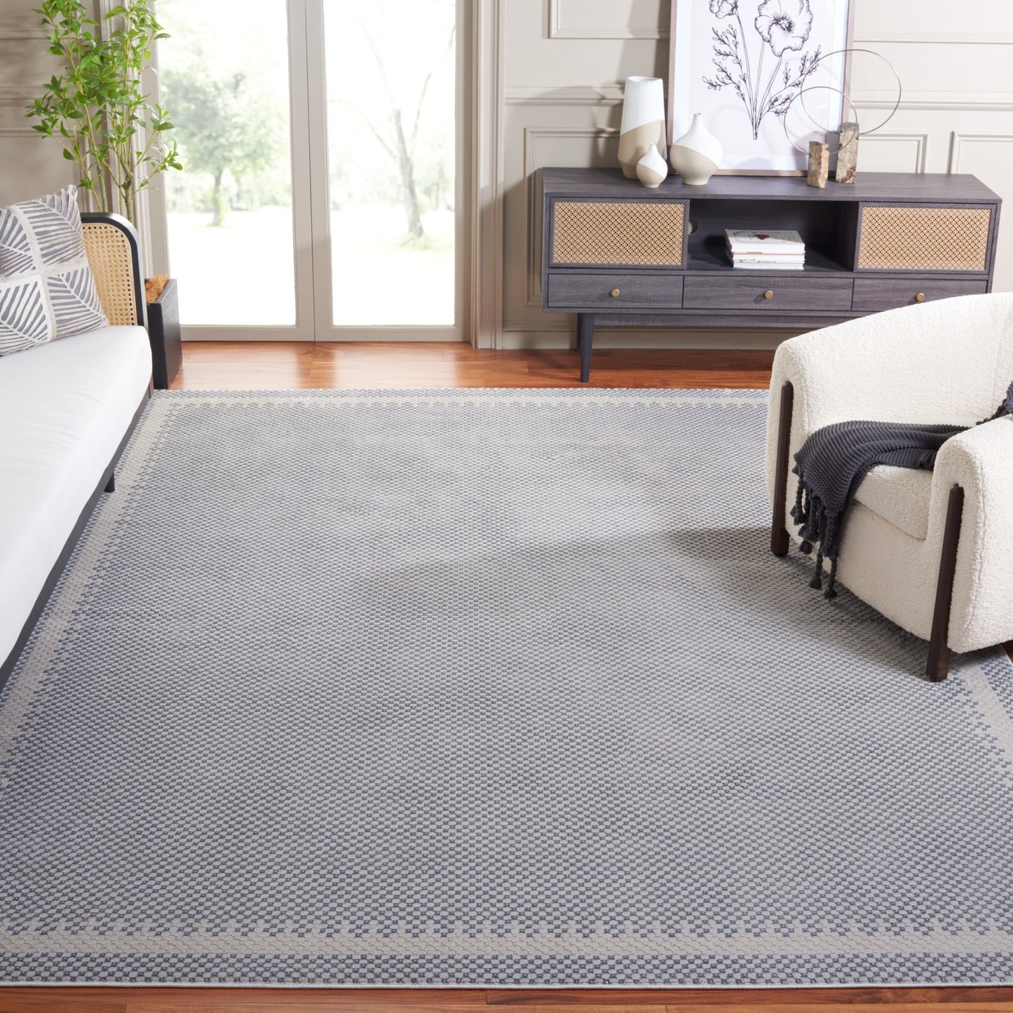 Safavieh Continental 118F Grey/Beige 9ft x 12ft Large Rectangle Rug