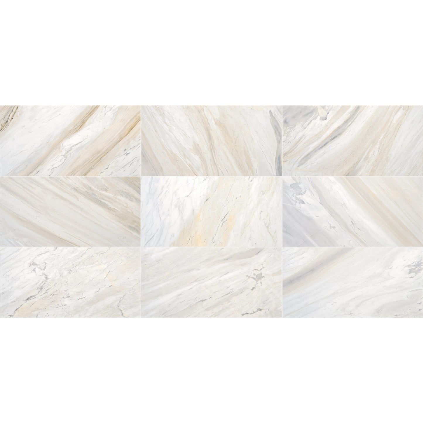 Daltile Pietra Divina Namaste 12-in x 24-in Polished Natural Marble Floor and Wall Tile ( 12-sq ft Carton )
