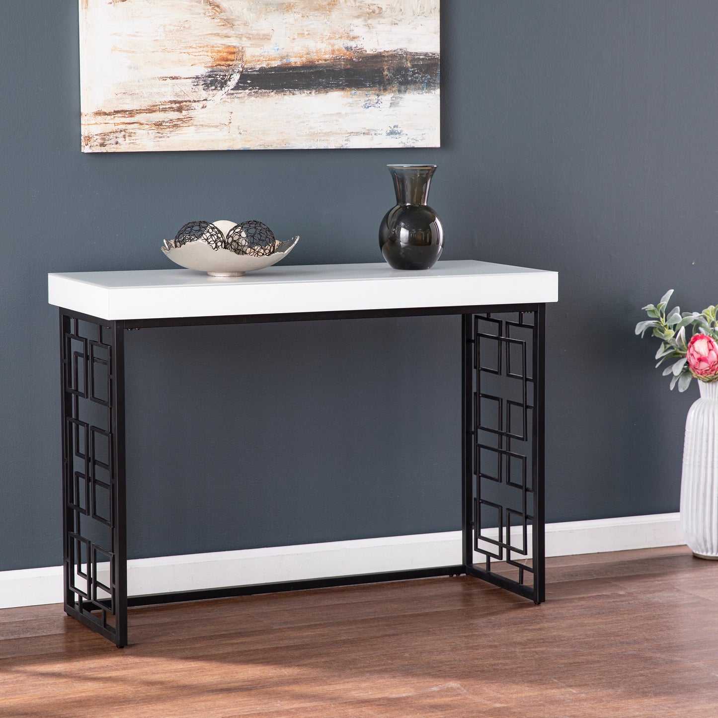 LOVMOR Mavden Contemporary Console Table