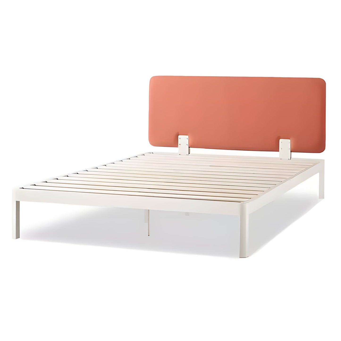 Mellow Militia Mellow KERT Metal and Wood Platform Bed Frame with Upholstered Headboard King