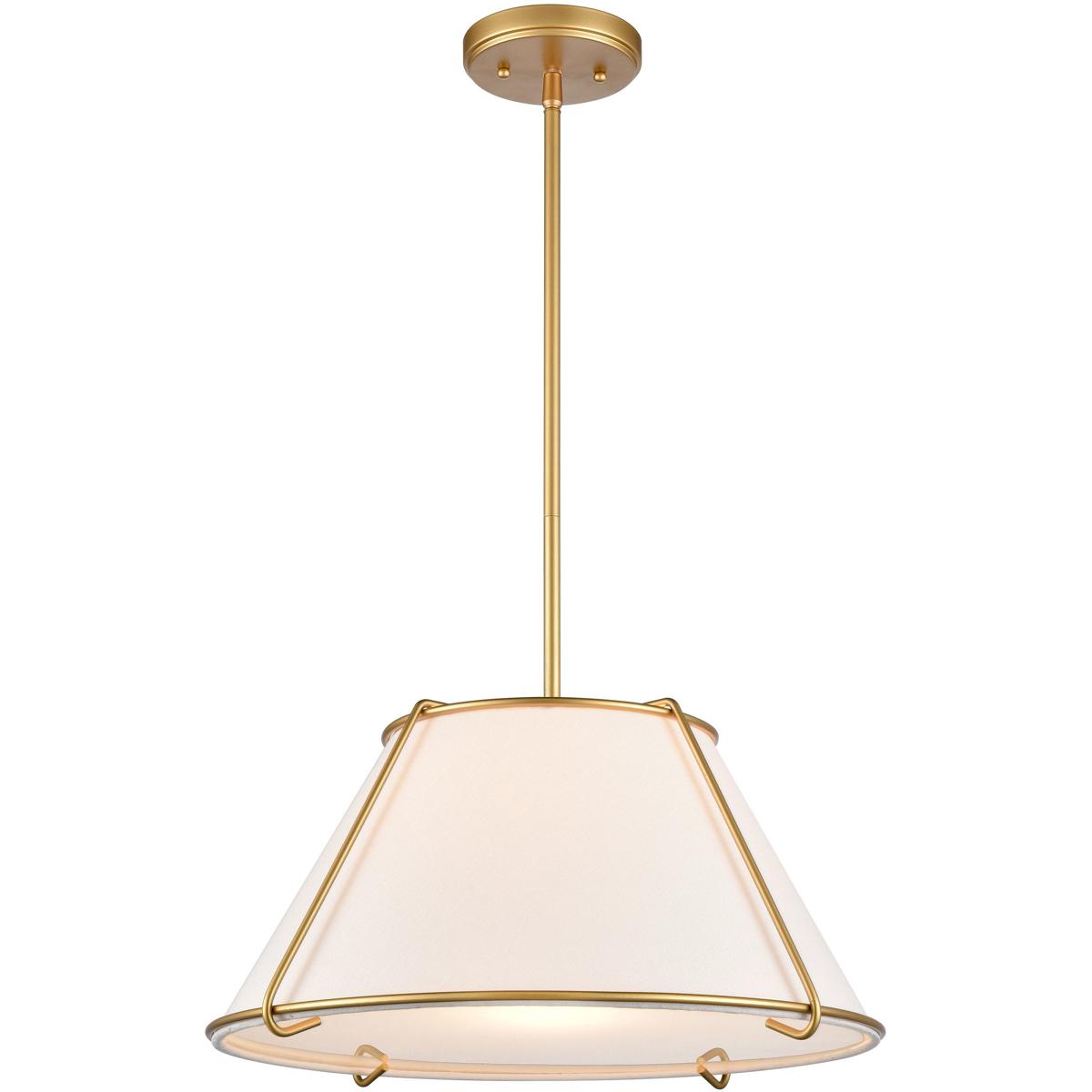 Atlas Lighting and Home CL11817-BS Regalia Pendant Ceiling Light in Natural Antique Brass