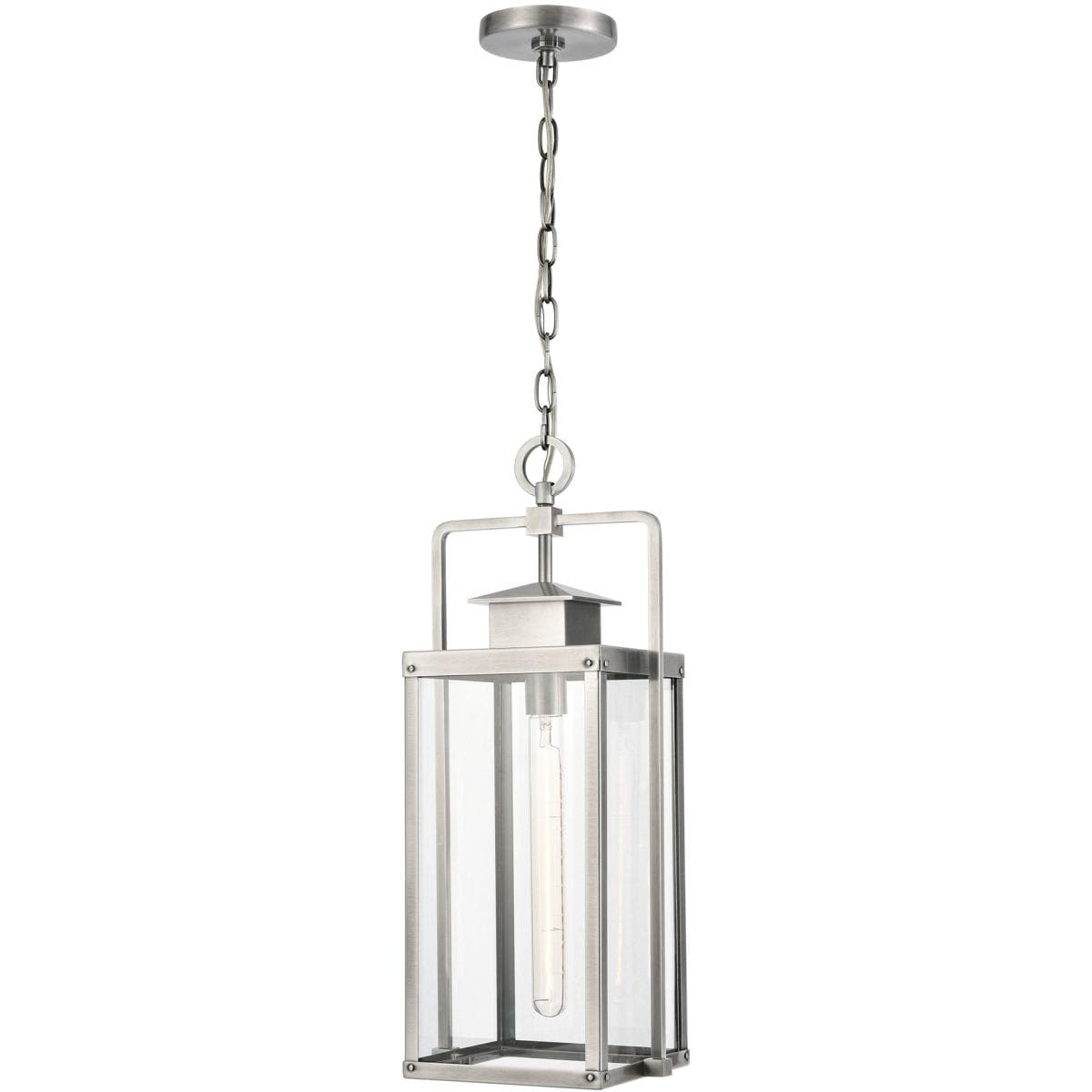 Atlas Lighting and Home OL11028-SV Crested Butte Outdoor Pendant or Chandeller