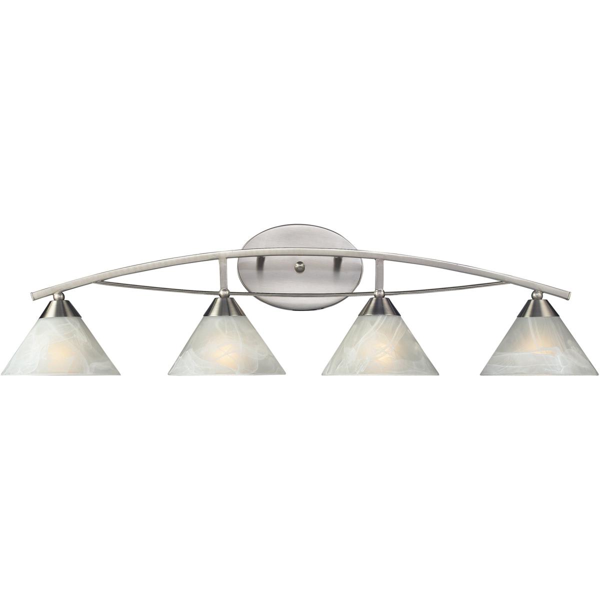 Atlas Lighting and Home WL11290-NK Elysburg Vanity Light Wall Light in Satin Nickel