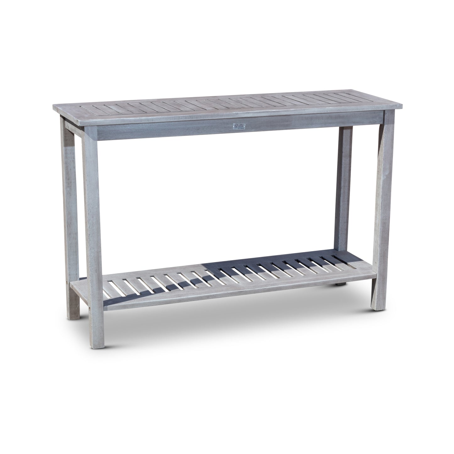 LOVMOR Eucalyptus Console Table Silver Gray