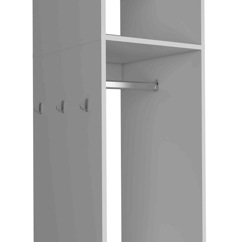 TUHOME Zoe Dresser Black Light Oak MDF