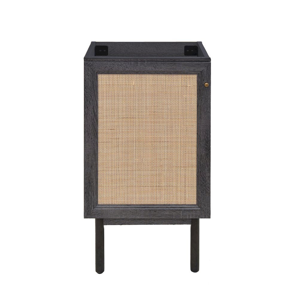 Swiss Madison Classe 18 Bathroom Vanity in Black Cabinet Only