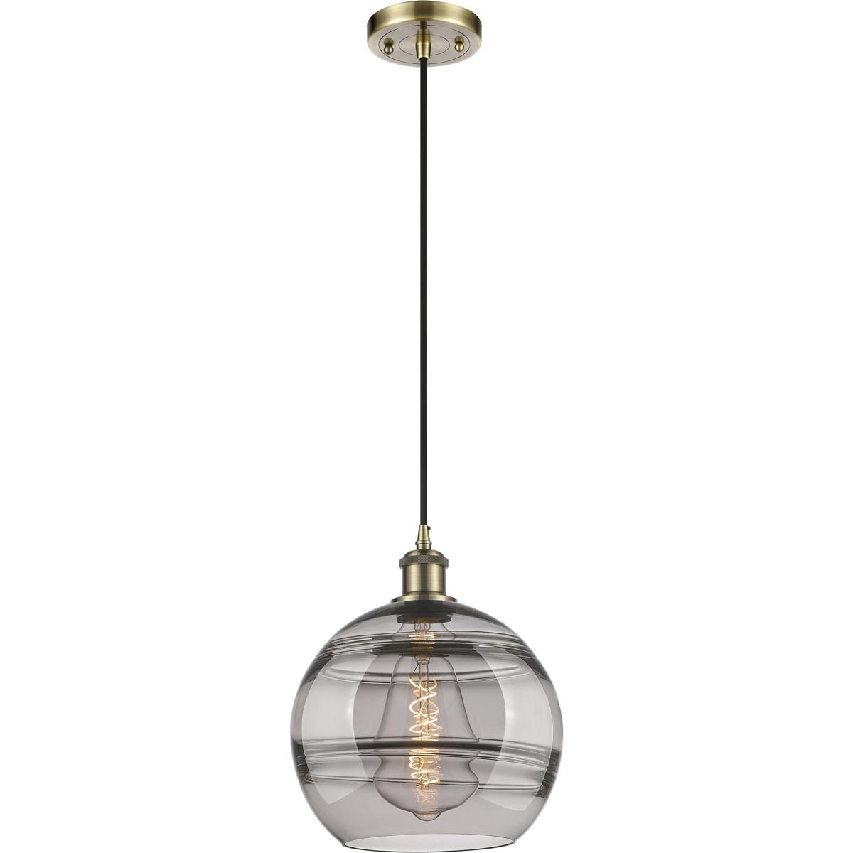 Innovations Lighting 516-1P-AB-G556-10SM Ballston Rochester Mini Pendant Antique Brass