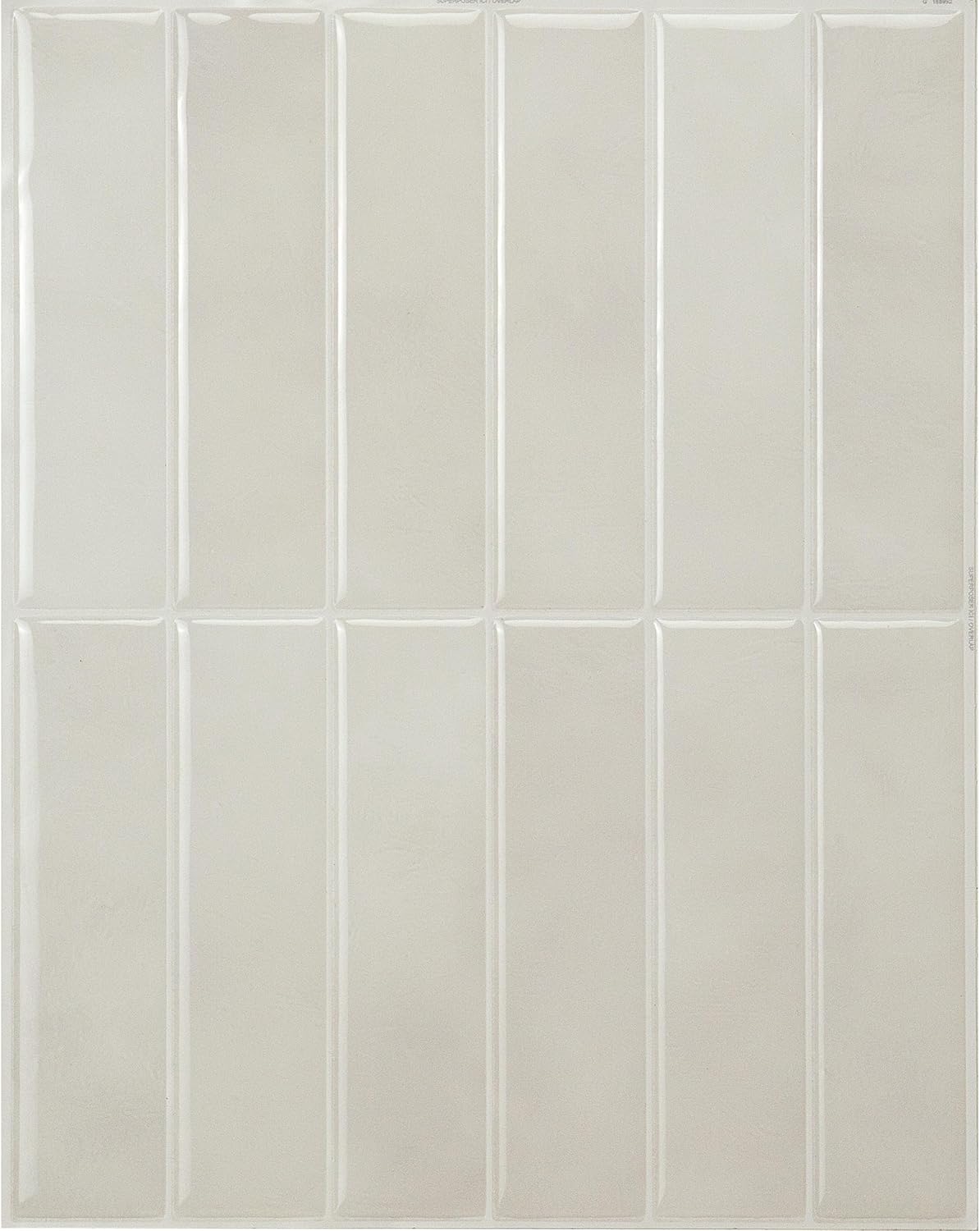 Smart Tiles Peel and Stick Backsplash - 5 Sheets of 11.43" x 9" - 3D Adhesive Peel and Stick Tile Backsplash for Kitchen, Bathroom, Wall Tile