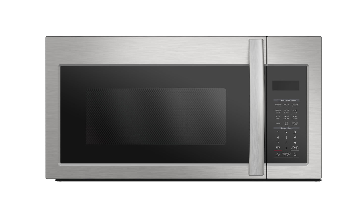 Black+Decker 1.9 Cu Ft 16.40 in Over The Range Microwave Oven in Stainless Steel