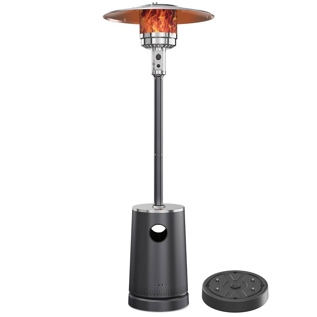 EAST OAK 50,000 BTU Patio Heater with Sand Box