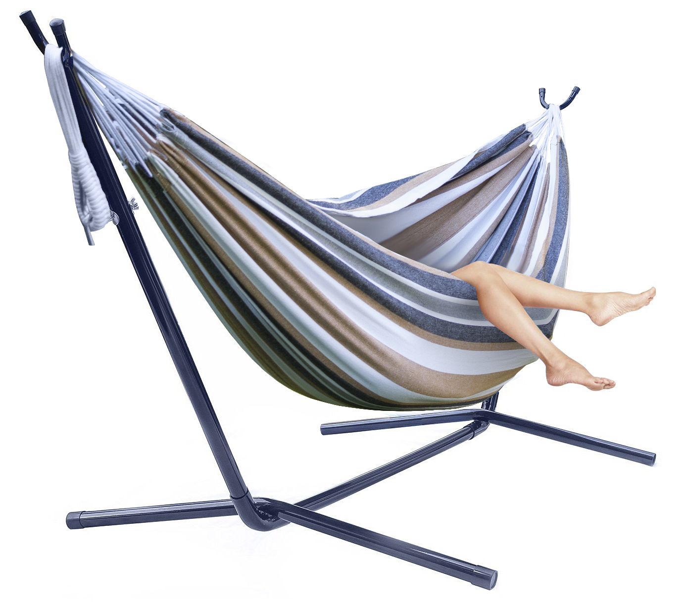 Sorbus Double Hammock with Steel Stand