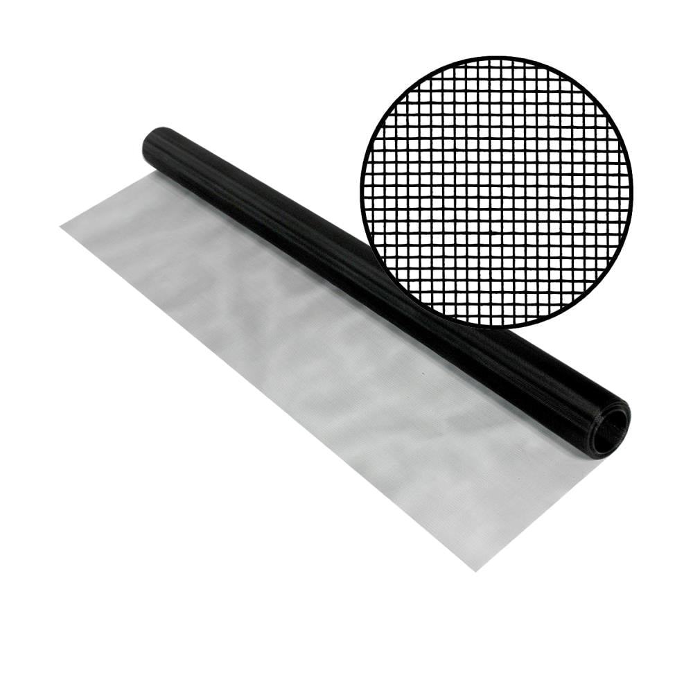 Phifer SeeVue#174 3-ft x 25-ft Black Stainless steel Screen mesh