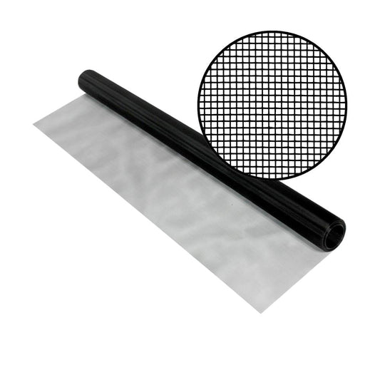 Phifer SeeVue#174 3-ft x 25-ft Black Stainless steel Screen mesh