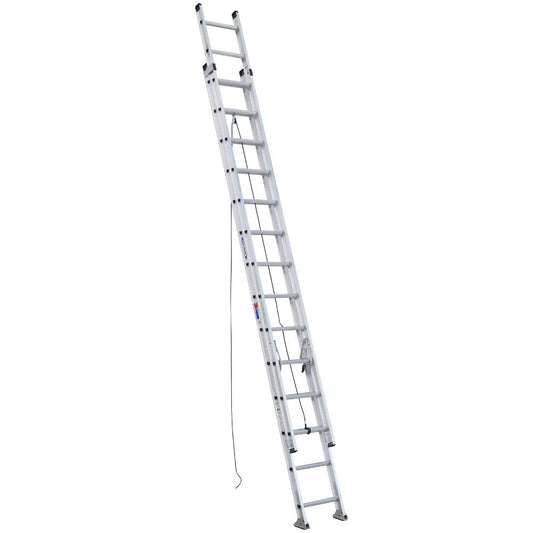 Werner D1500-2 28-ft Aluminum Type 1A-300-lb Load Capacity Extension Ladder D1528-2