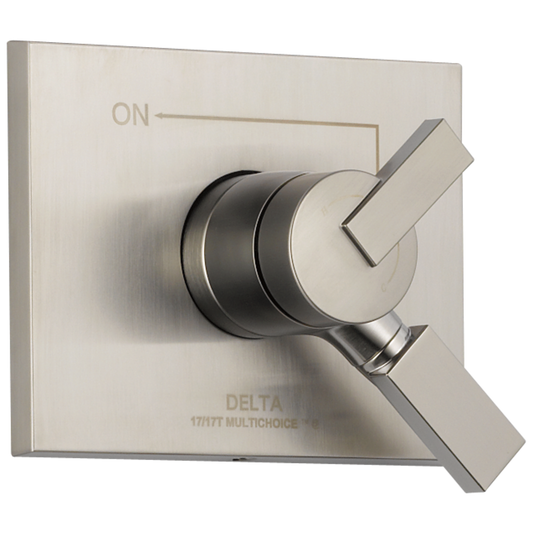 Delta Vero Stainless Steel 2.75-in Universal Bathtub/Shower Trim ring 0.5-in -ID