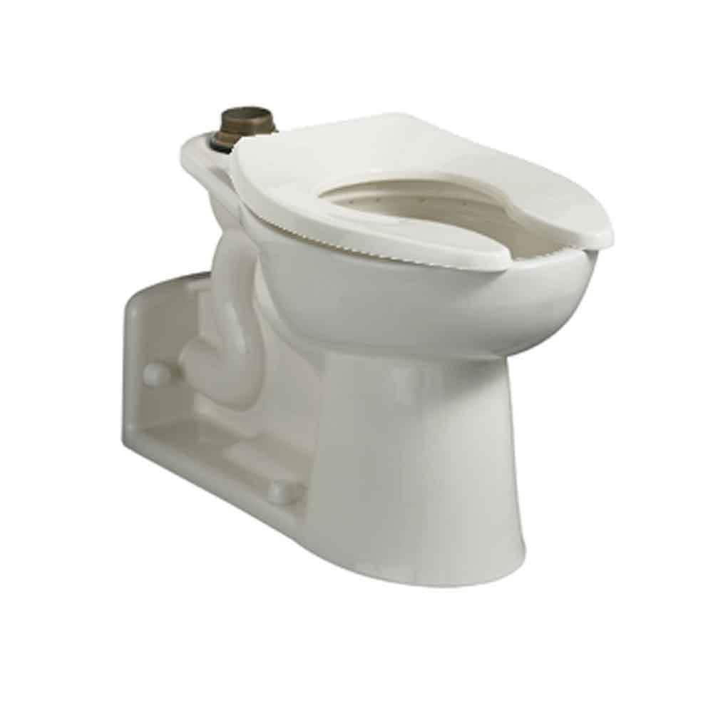 American Standard Priolo White Elongated Standard Height 12-in Rough-In Toilet Bowl