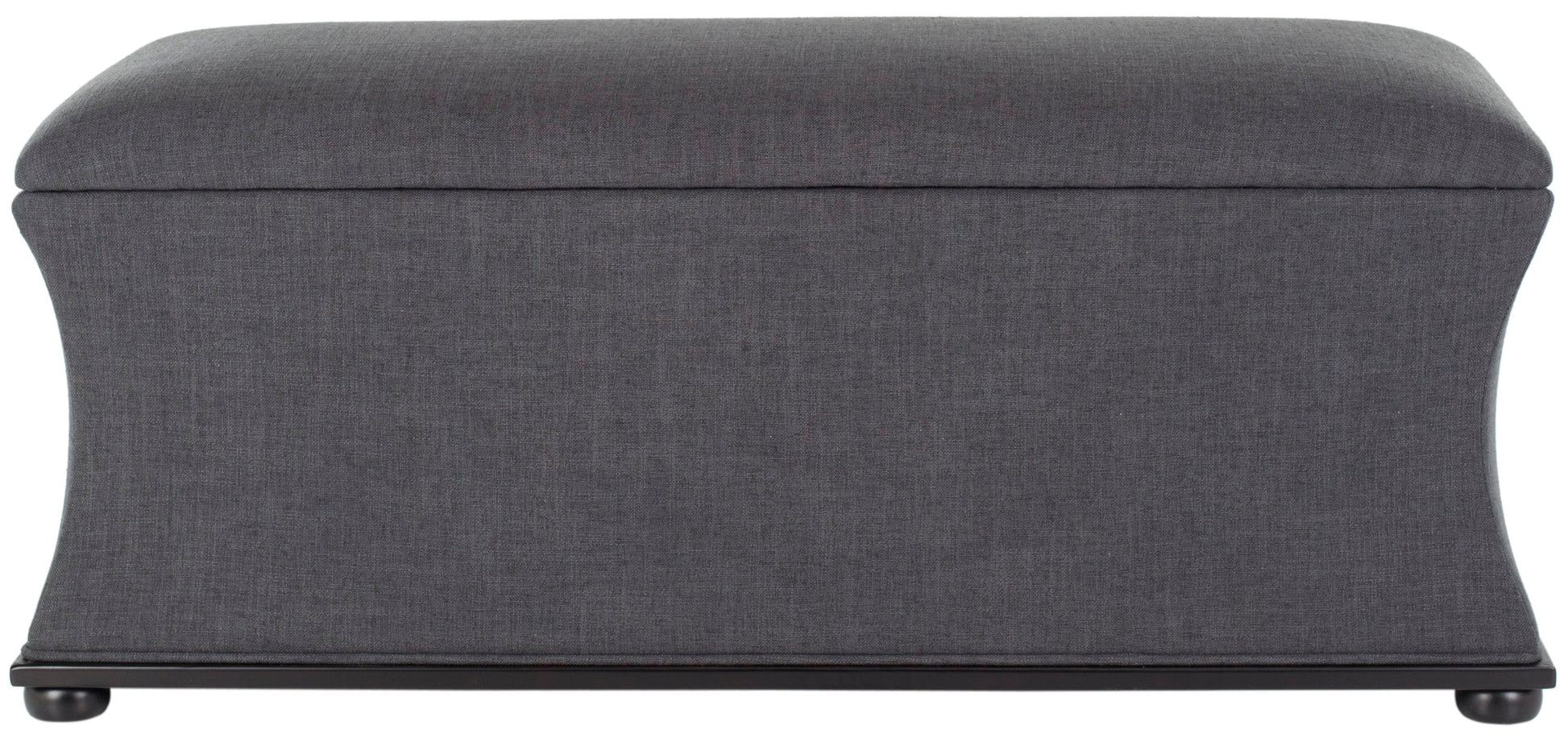 Safavieh Aroura Casual Gray Storage Bench with Storage 36.2-in x 18.5-in x 20.5-in