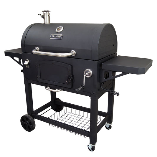 Dyna-Glo 32-in W Black Barrel Charcoal Grill DGN576DNC-D