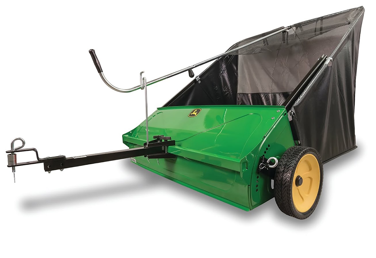 John Deere 44-in 25-cu ft Tow Lawn Sweeper