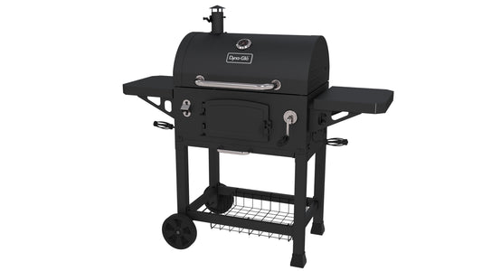 Dyna-Glo 27-in W Black Barrel Charcoal Grill DGN486DNC-D