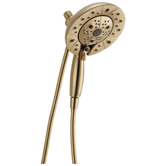 Delta Universal Showering Components 5.0 -Spray Champagne Bronze 6.8750-in Round Shower Head with Handheld Combo 1.75 GPM