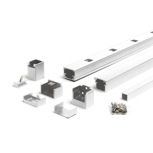 Trex Trex Signature 8-ft x 36-in Classic White Aluminum Deck Stair Rail Kit