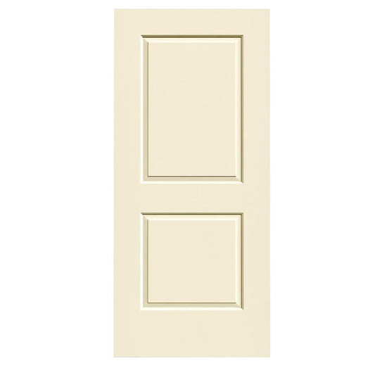 RELIABILT 36-in x 80-in Cream-n-Sugar 2-panel Smooth Hollow core Prefinished Molded composite Slab Door