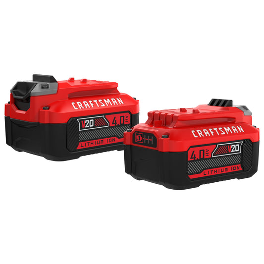 CRAFTSMAN V20 20-V 2-Pack Lithium-ion Battery (4 Ah) CMCB204-2