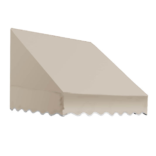 Awntech San Francisco 64.5-in Wide x 24-in Projection x 31-in Height Fabric Linen Solid Fixed Window/Door Awning