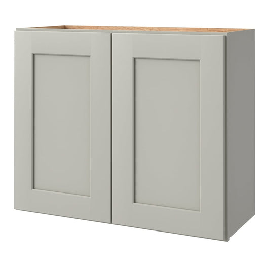 allen + roth Stonewall 30-in W x 24-in H x 12-in D Stone Wall Fully Assembled Cabinet Flat Panel Shaker