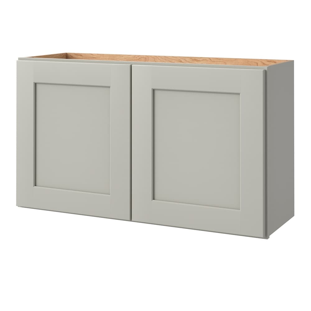 allen + roth Stonewall 36-in W x 21-in H x 12-in D Stone Wall Fully Assembled Cabinet Flat Panel Shaker