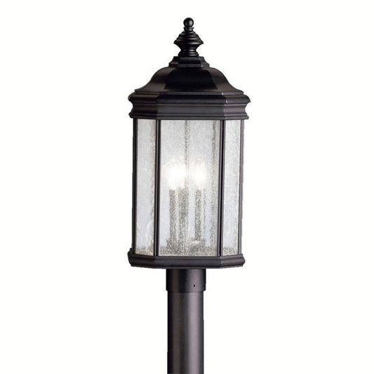 Kichler Kirkwood 23.5-in Black Traditional Outdoor Light post lantern