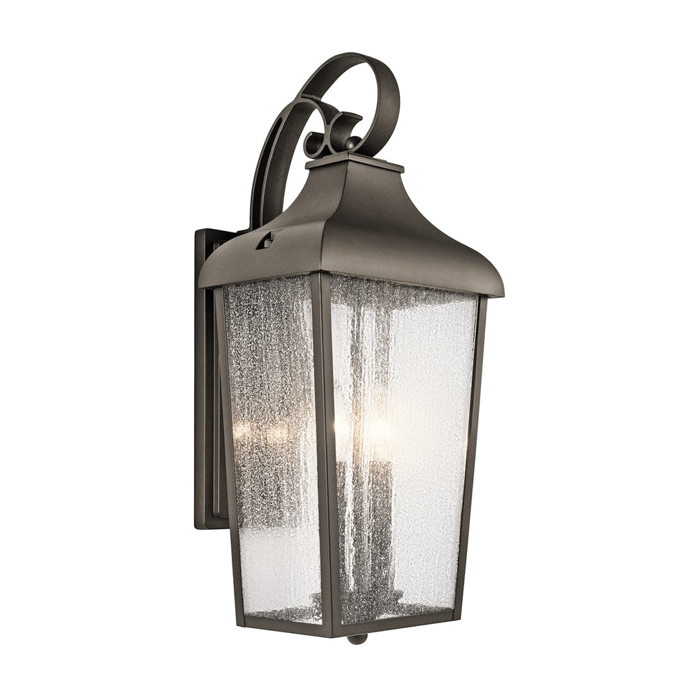 Kichler Forestdale 2 -Light 21.5-in H Bronze Hardwired Outdoor Wall Light