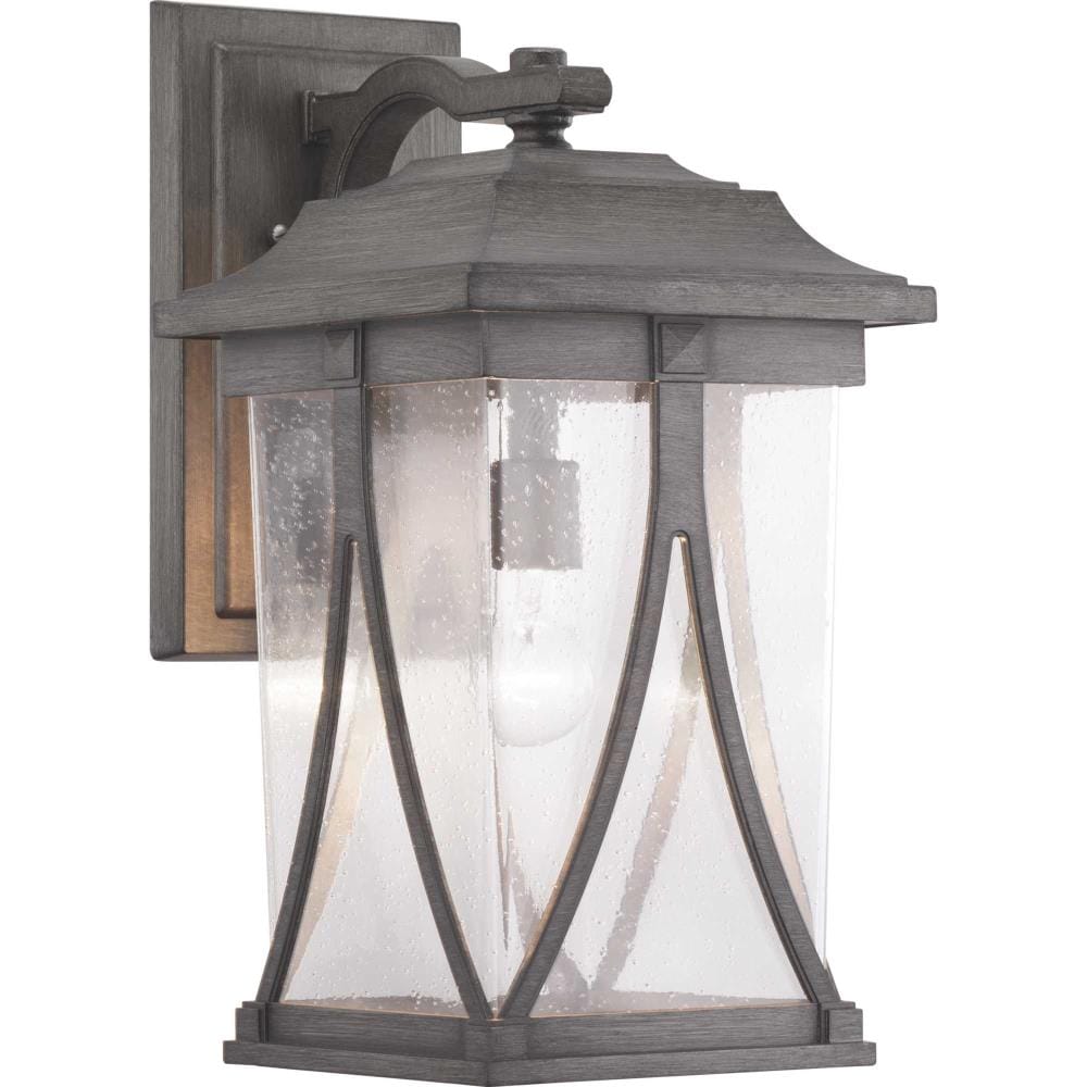 Progress Lighting Abbott 1 -Light 20.25-in H Antique Pewter Hardwired Outdoor Wall Light