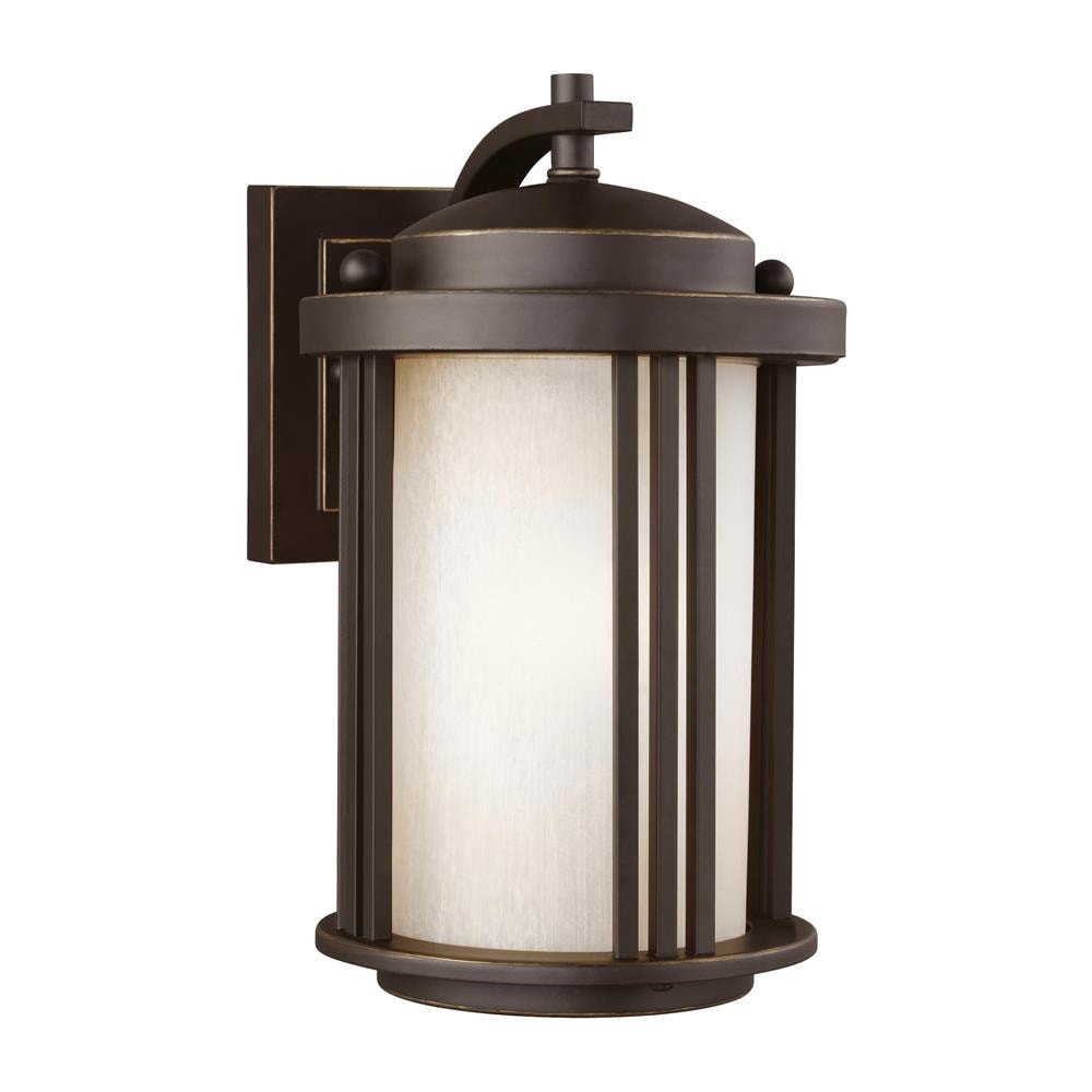 Generation Lighting Crowell 1 -Light 10-in H Antique Bronze Hardwired Dark Sky Outdoor Wall Light