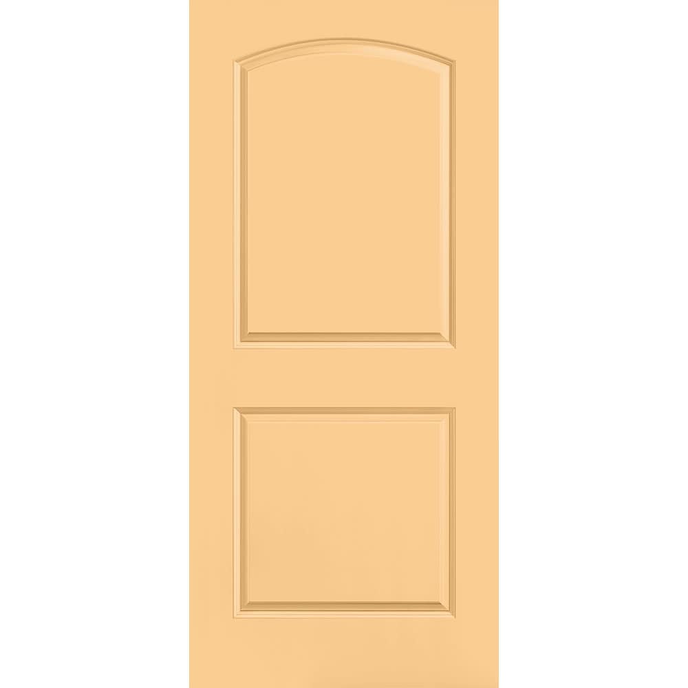 Masonite Roman 36-in x 80-in Marigold 2-panel Smooth Solid core Prefinished Molded composite Slab Door