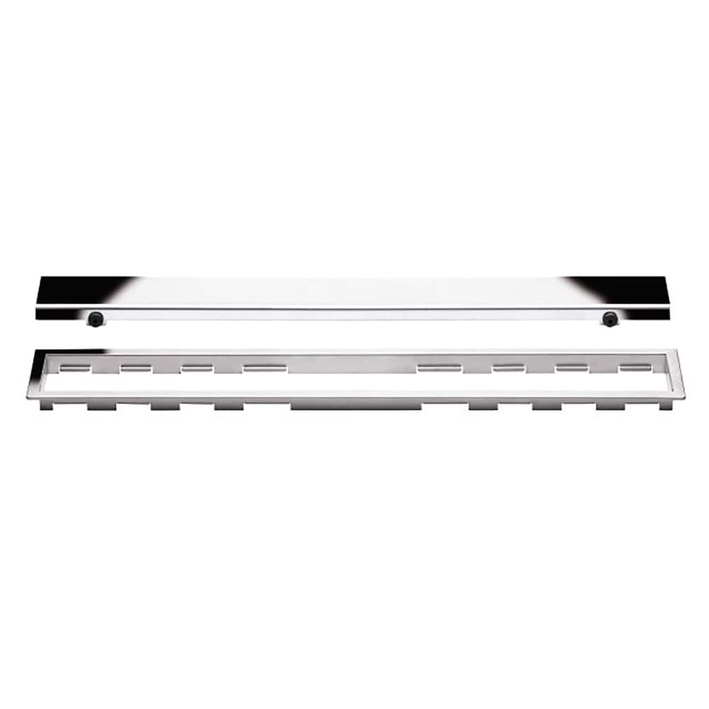 Schluter Systems Kerdi-Line Chrome Rectangle Grate