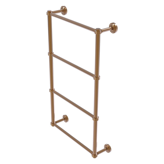 Allied Brass Dottingham 30-in double Brushed Bronze Wall mount 4-tier Towel Bar