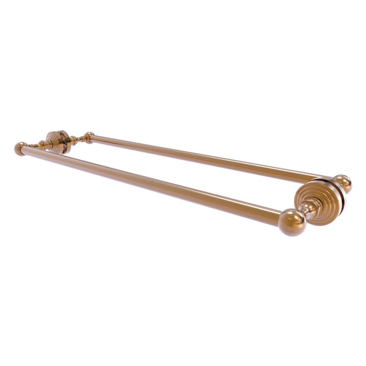 Allied Brass Waverly Place 24-in double Brushed Bronze Wall mount Double Towel Bar