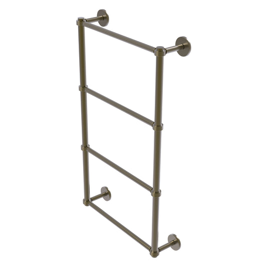 Allied Brass Prestige Skyline 24-in double Antique Brass Wall mount 4-tier Towel Bar