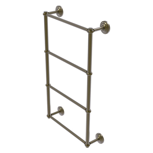 Allied Brass Que New 24-in double Antique Brass Wall mount 4-tier Towel Bar