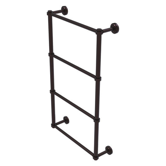 Allied Brass Dottingham 36-in double Antique Bronze Wall mount 4-tier Towel Bar