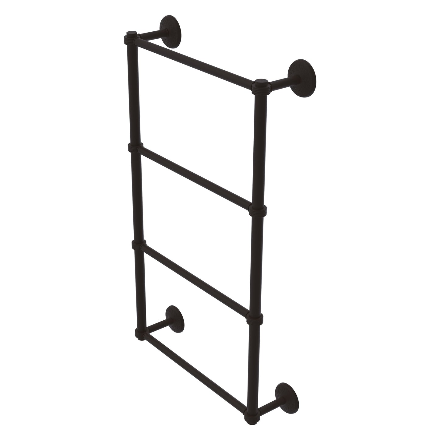 Allied Brass Monte Carlo 36-in double Oil-rubbed bronze Wall mount 4-tier Towel Bar