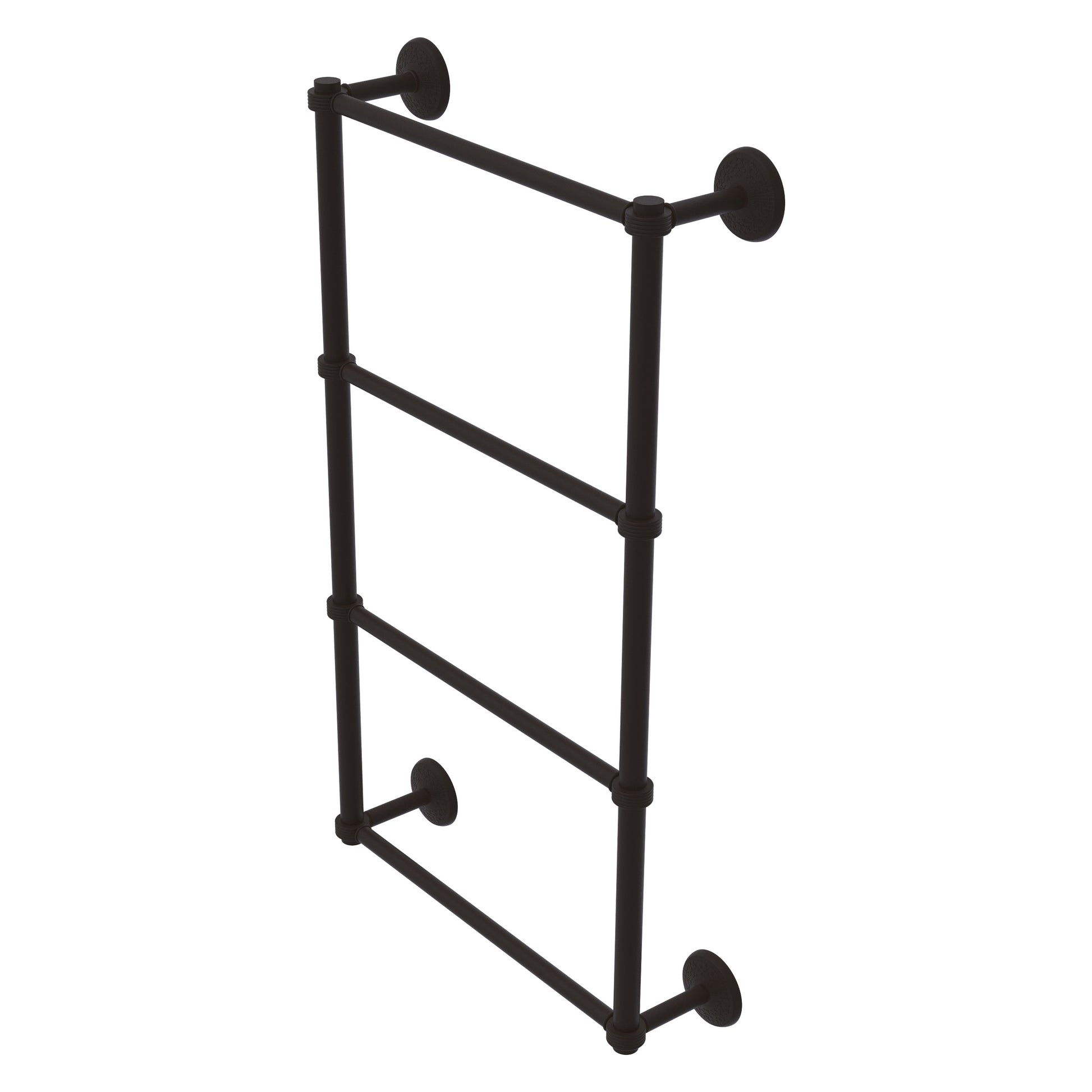 Allied Brass Monte Carlo 36-in double Oil-rubbed bronze Wall mount 4-tier Towel Bar