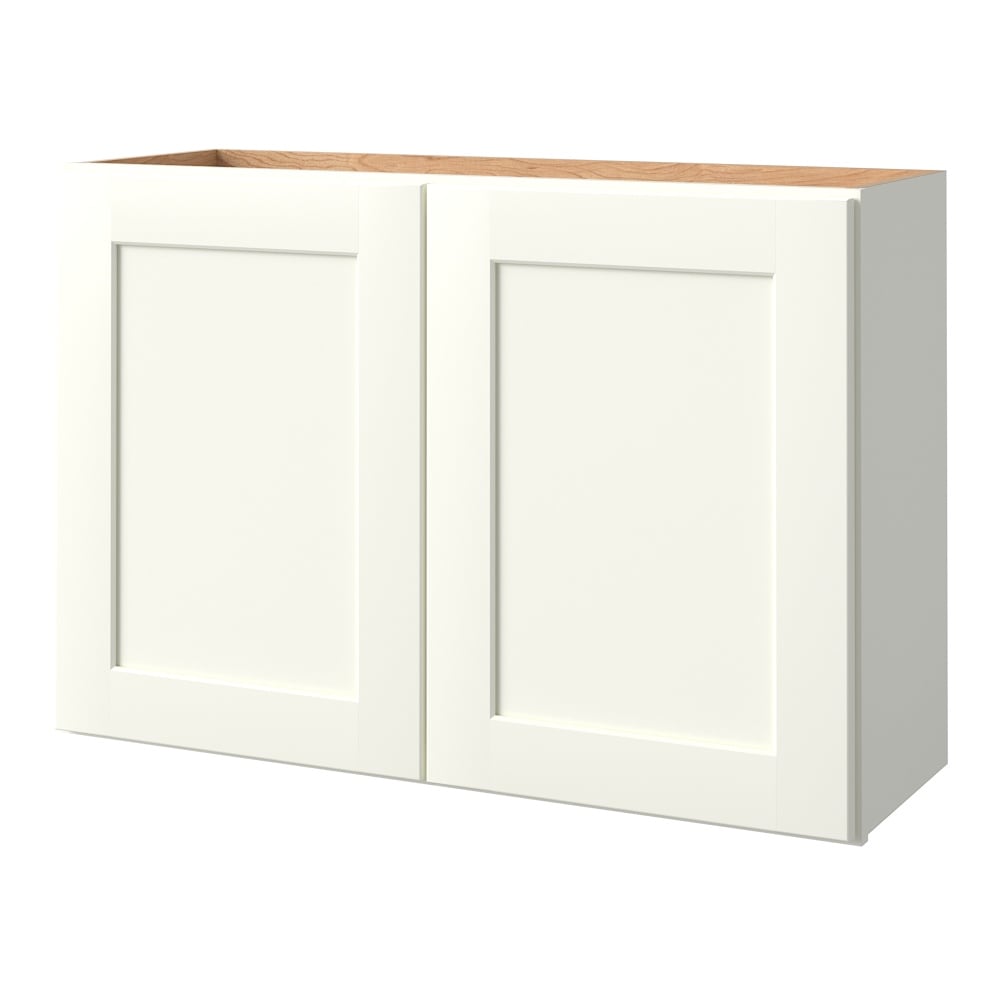 allen + roth Aveley 36-in W x 21-in H x 12-in D Linen Wall Fully Assembled Cabinet Flat Panel Shaker