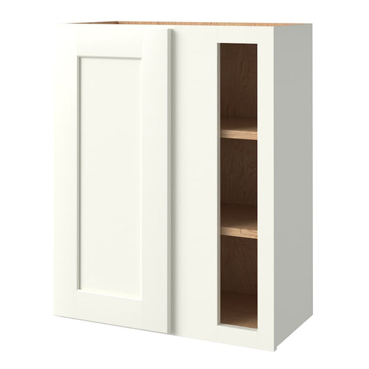 allen + roth Aveley 24-in W x 30-in H x 12-in D Linen Blind Corner Wall Fully Assembled Cabinet Flat Panel Shaker