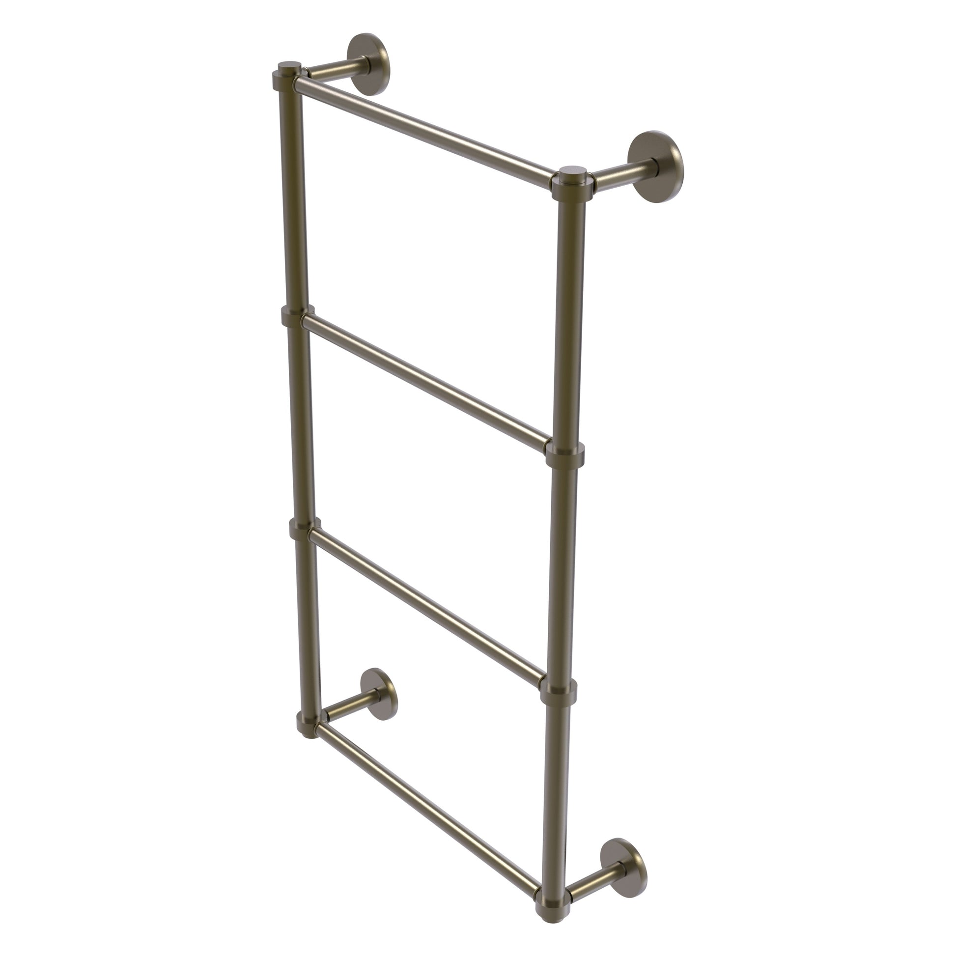 Allied Brass Prestige Skyline 36-in double Antique Brass Wall mount 4-tier Towel Bar