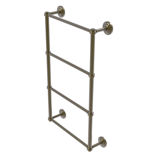 Allied Brass Que New 30-in double Antique Brass Wall mount 4-tier Towel Bar